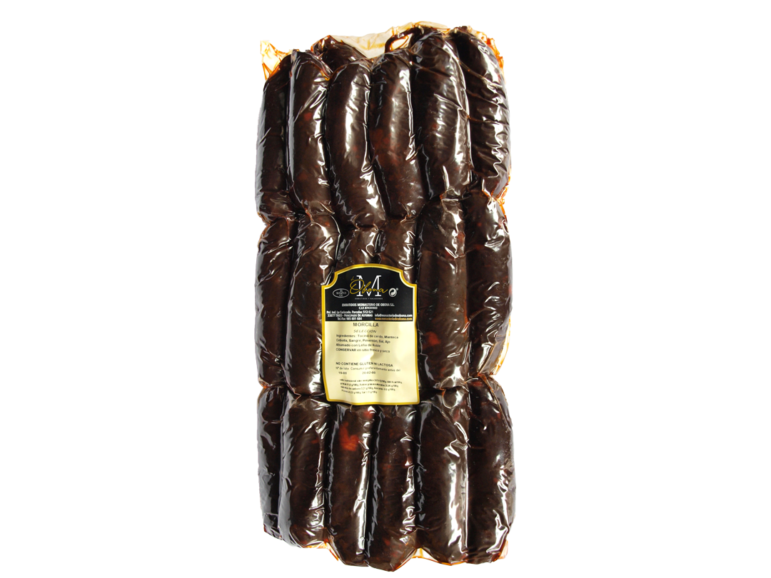 Morcilla envasada al vacío